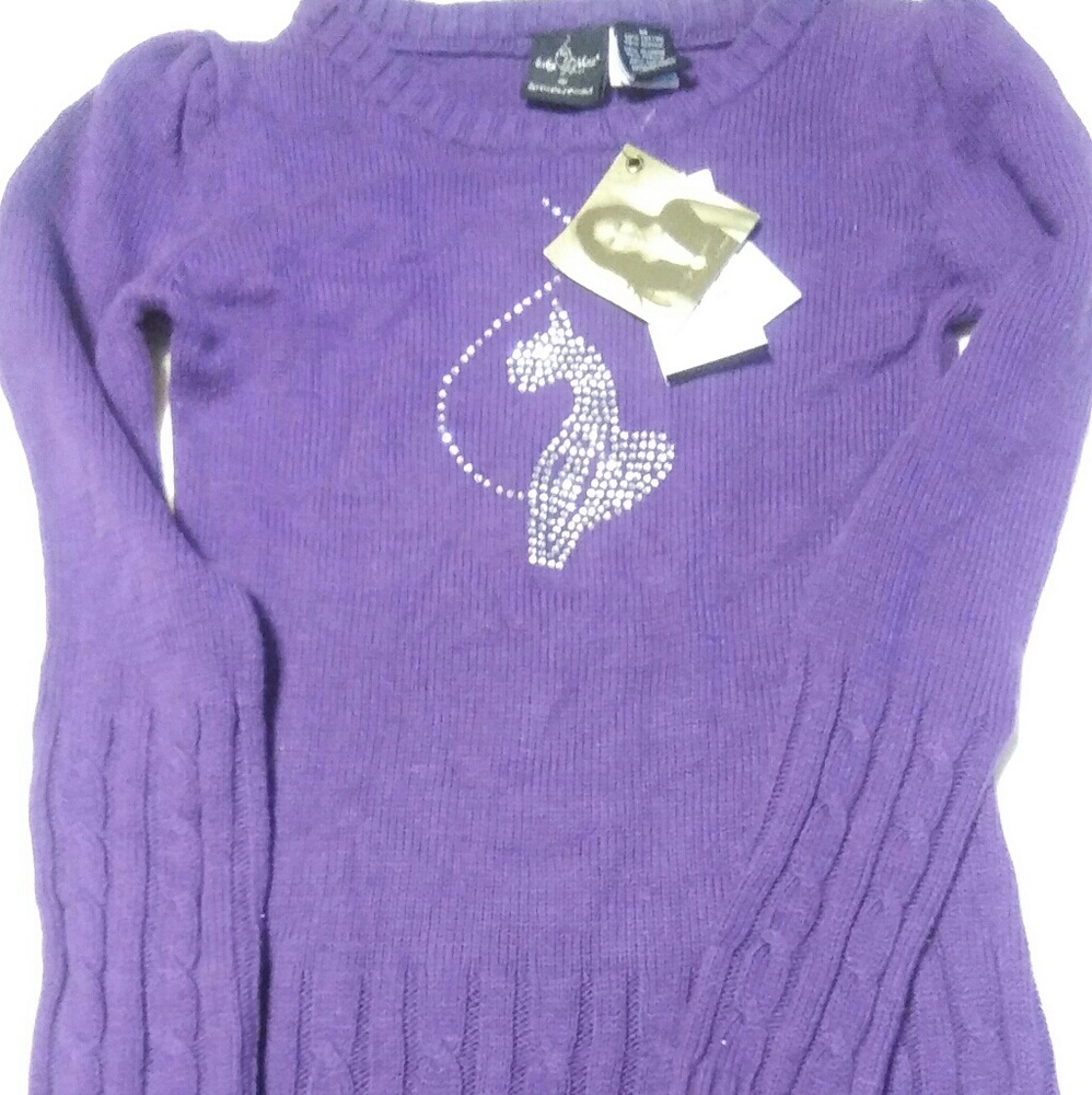 Purple baby phat sweater dress